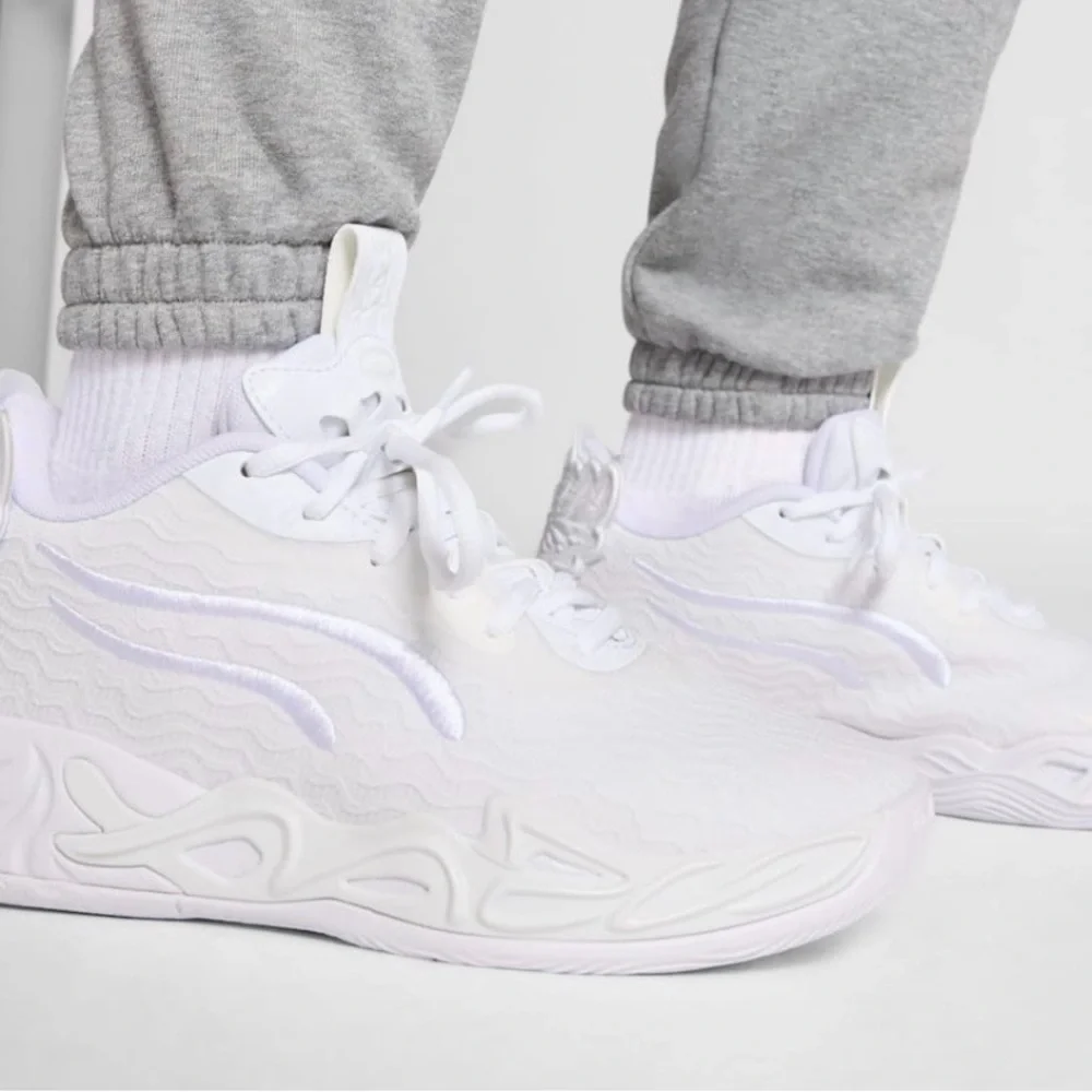 Puma LaMelo Ball MB.04 Lo basketball sneakers in the "Ice White" 10.5 - Picture 7 of 17